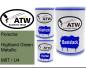 Preview: Porsche, Highland Green Metallic, M6T / U4: 500ml Lackdose + 500ml Klarlack + 250ml Härter - Set, von ATW Autoteile West.